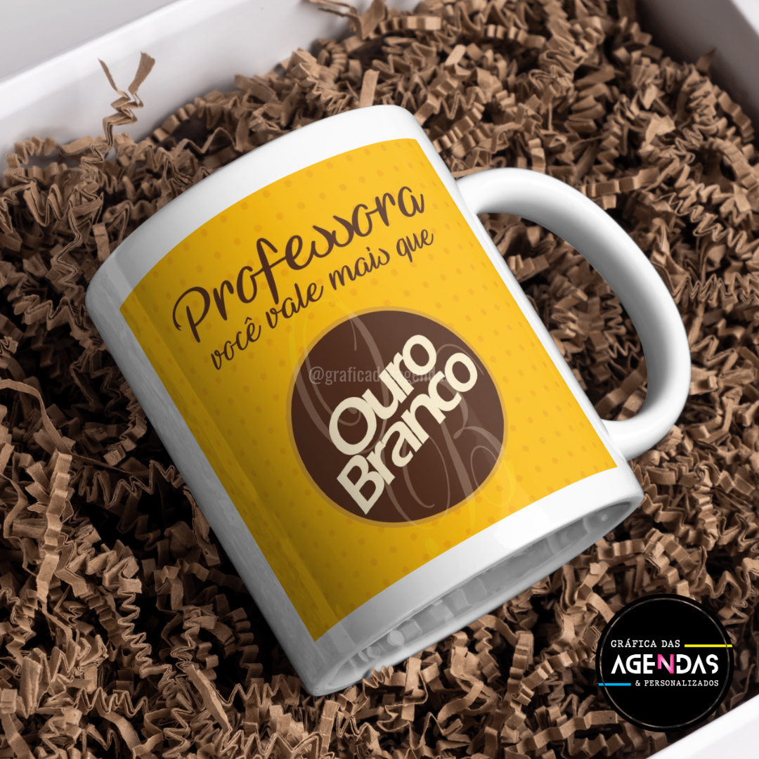 Caneca de Café "Vale mais que Ouro" 325ml